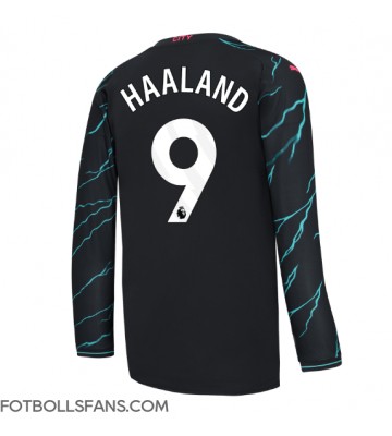 Manchester City Erling Haaland #9 Replika Tredje Tröja 2023-24 Långärmad